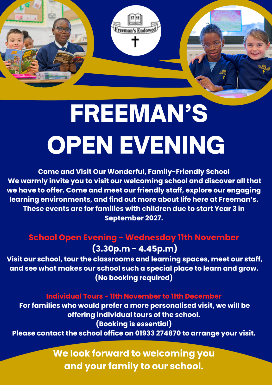 Freeman's Open Evening
